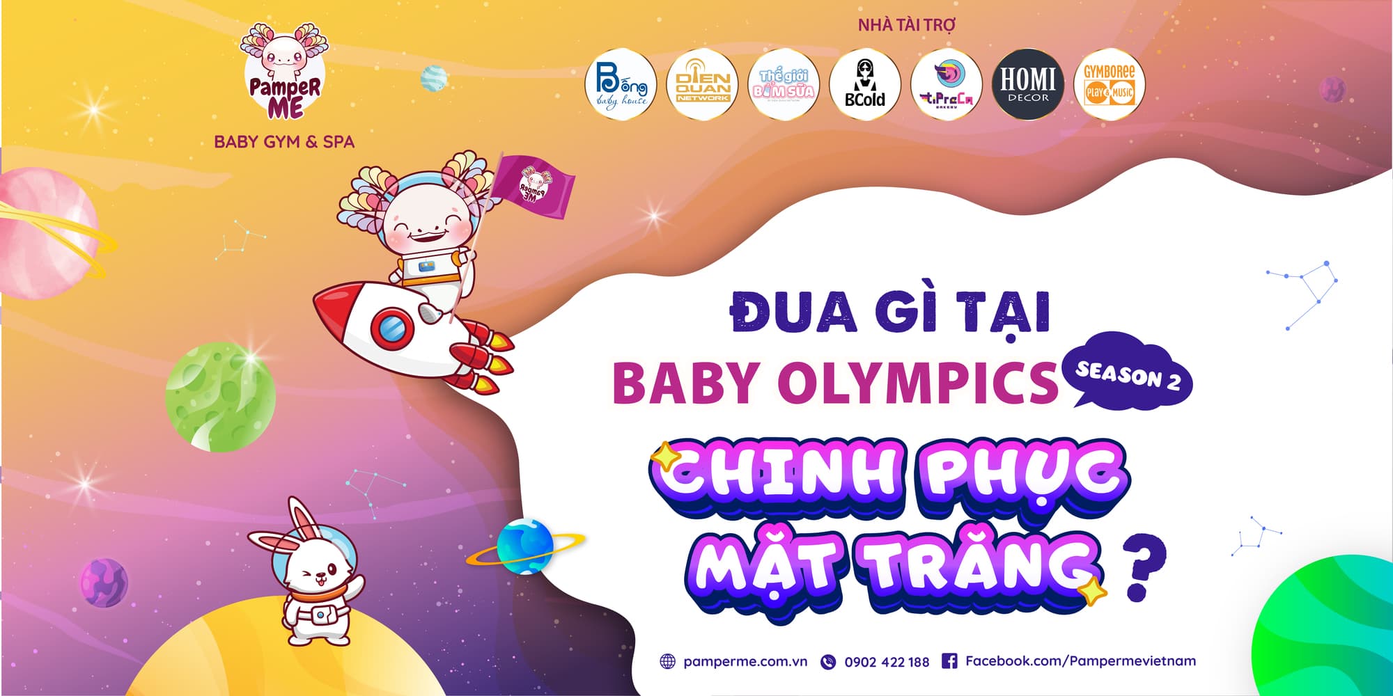 Đua gì tại Baby Olympics Season 2 “Chinh Phục Mặt Trăng”?